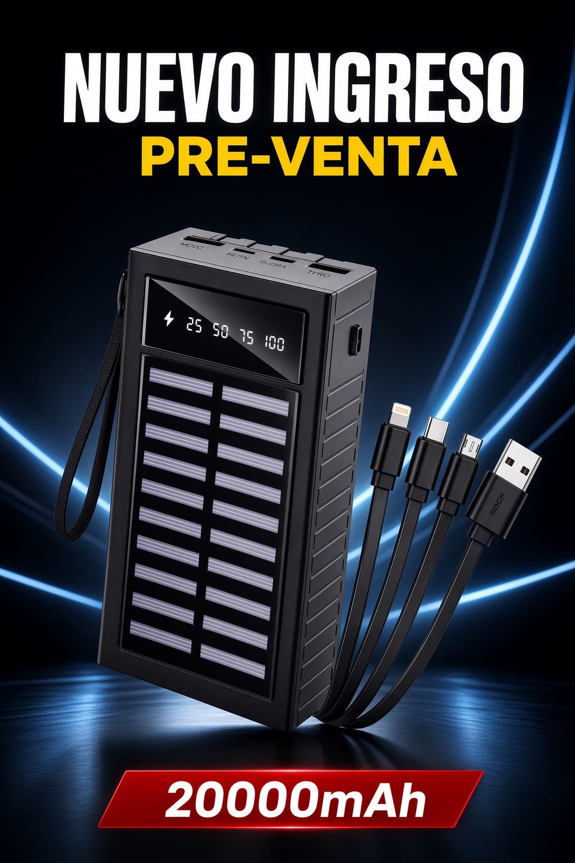 🚨POWER BANK SOLAR LINKMAX 20,000 mAh 🚨